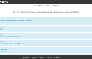 Betasend screenshot 3