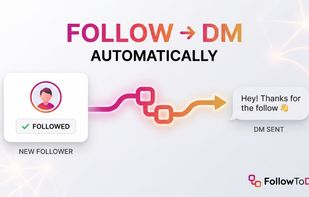 FollowToDM screenshot 1
