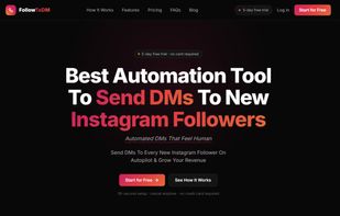 FollowToDM screenshot 1
