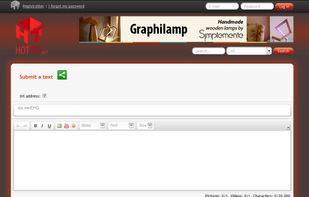 Hottext.net screenshot 1