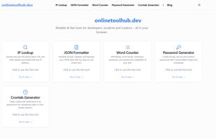 onlinetoolhub.dev screenshot 1