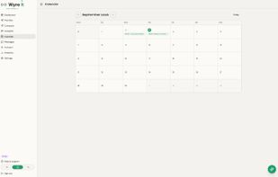 See the whole week at a glance. Every scheduled post on one calendar — plan a week in a single sitting, move posts between days, and let WyreIt publish on time.