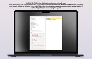 Changes made to the code are immediately reflected in the right pane.