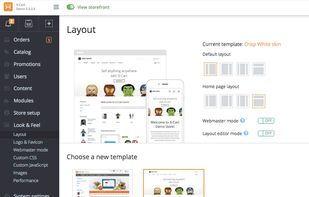 Layout changes are quick and easy