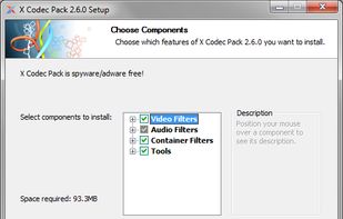 X Codec Pack screenshot 1