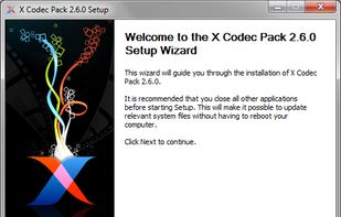 X Codec Pack screenshot 1