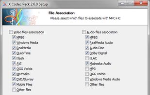 X Codec Pack screenshot 2