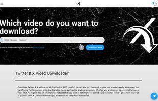X Video Downloader - Service Website