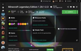 X Minecraft Launcher screenshot 1