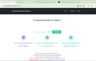 Homepage X video downloader