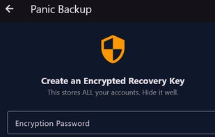 panic back up
