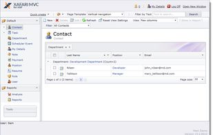 Xafari Framework screenshot 2