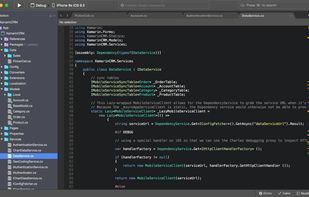 Xamarin Studio screenshot 1