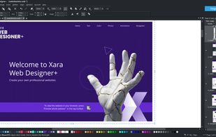 Xara Web Designer screenshot 1