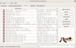 xca - X Certificate and Key management screenshot 2