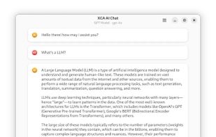 XCA AI Chat screenshot 1