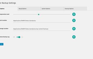 XCloner screenshot 1