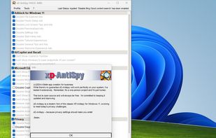 XD-AntiSpy screenshot 1