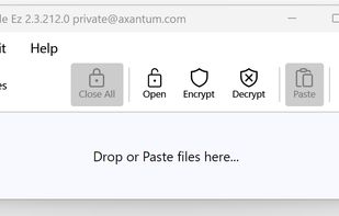 Main window, can also be minimized to tray.