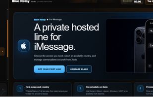 Private hosted iMessage line in EU and UK.