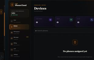 100% real hardware devices from logged client area.