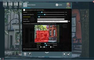 Motion detection in Xeoma