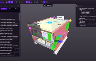 Exploring your models made simple. Search for properties, create section views, precise measurements and add annotations to share with your stakeholders.