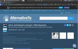 xfce-windowck-plugin (Windowck) screenshot 2