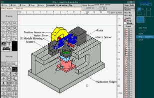 Sample - isometric drawing - scale tool selected