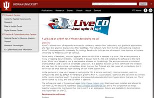 XLiveCD screenshot 1