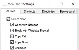 xMenuTools screenshot 1