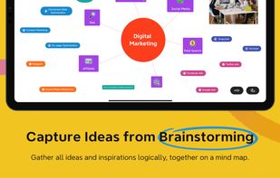 We offer more than traditional radial mind map structure for particular subjects. Empower your thoughts by using the right structure.