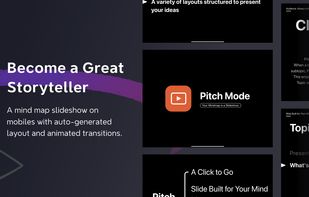 Presenter gives you more control to your presentation. Navigate your slideshow with your original mind map and jump to any topic you want.