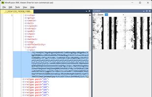 Sample view embeded base64 image in XML