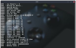 xow doesn't have GUI, it works as systemctl service or running manually via console