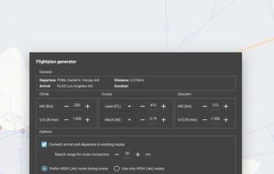 XPFlightPlanner screenshot 1