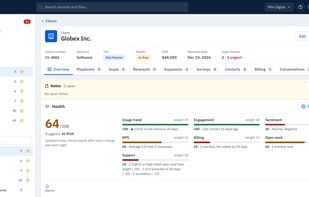Client health score and the signals behind it
