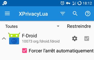 Set app restrictions