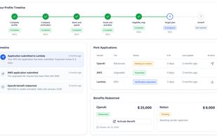 XRaise dashboard