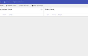 Manage Styles Page old