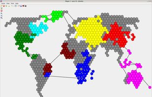 Playing world map