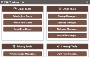 XTR Toolbox screenshot 1