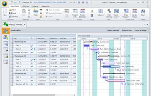 Project management - Gantt View