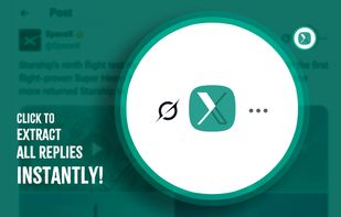 Xtract Replies Chrome Web Store listing