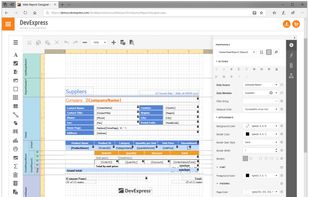 Web End-User Report Designer (ASP.NET Core, ASP.NET Ajax and MVC)