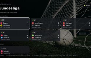 Matchday Wall: every live game on one screen with scores