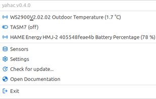 Traymenu with entries