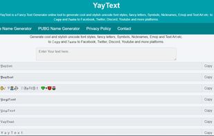 YayText - Fancy Text Generator screenshot 1