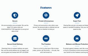 Features (available at ybits.io/info)