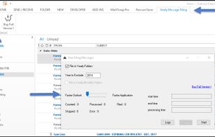 Yearly Message Filing screenshot 1